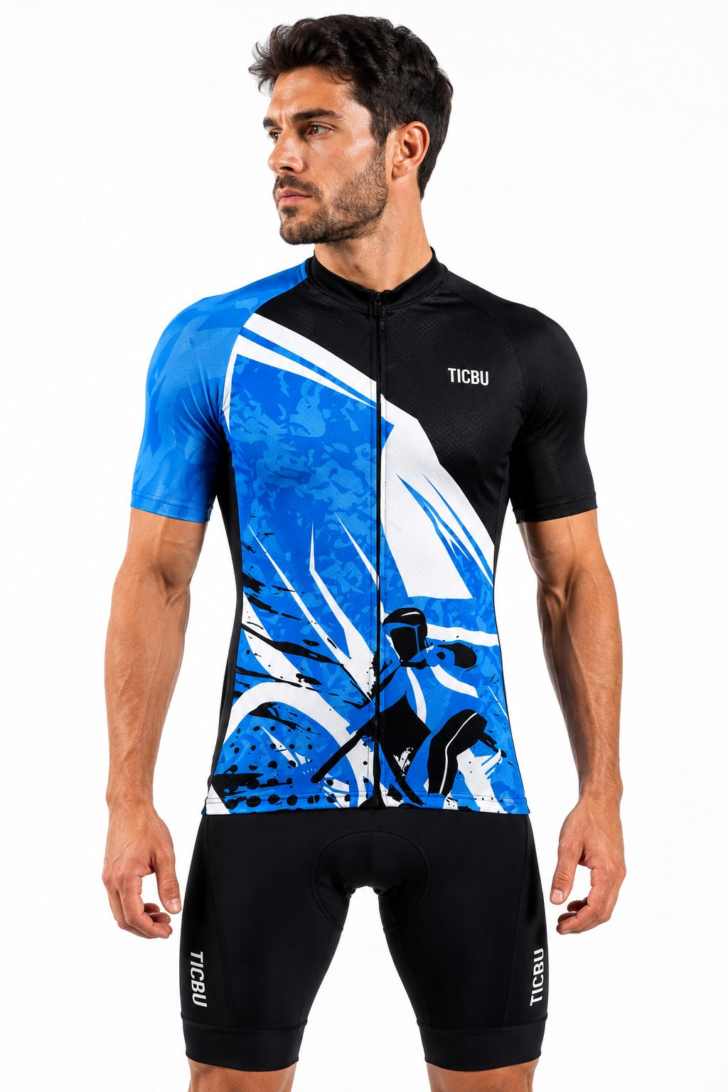 JERSEY CORTA HOMBRE PRO REF. BLUE STRIKE