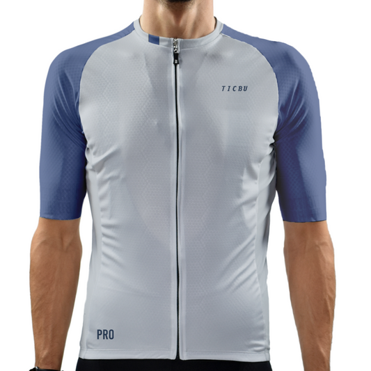 CAMISA CORTA HOMBRE PRO (REF. BLUE - GRAY  V2)