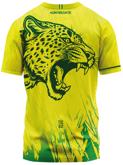 Camiseta Hombre Deportiva Ref Atletico Bucaramanga Amarillo Leopardo
