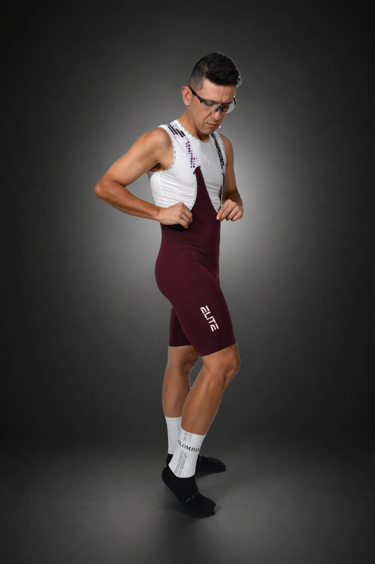 LICRA CORTA HOMBRE  ELITE 2025 REF: VINOTINTO