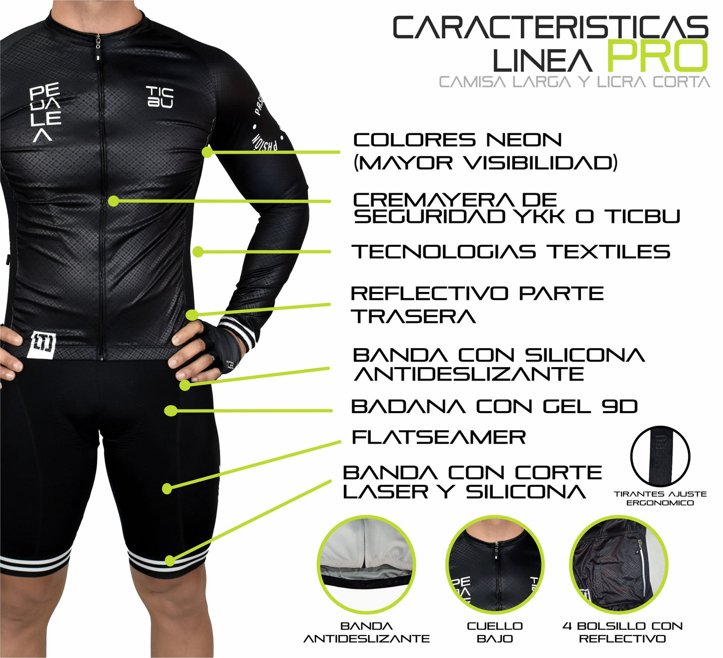 CAMISA LARGA HOMBRE PRO (REF. SUN)
