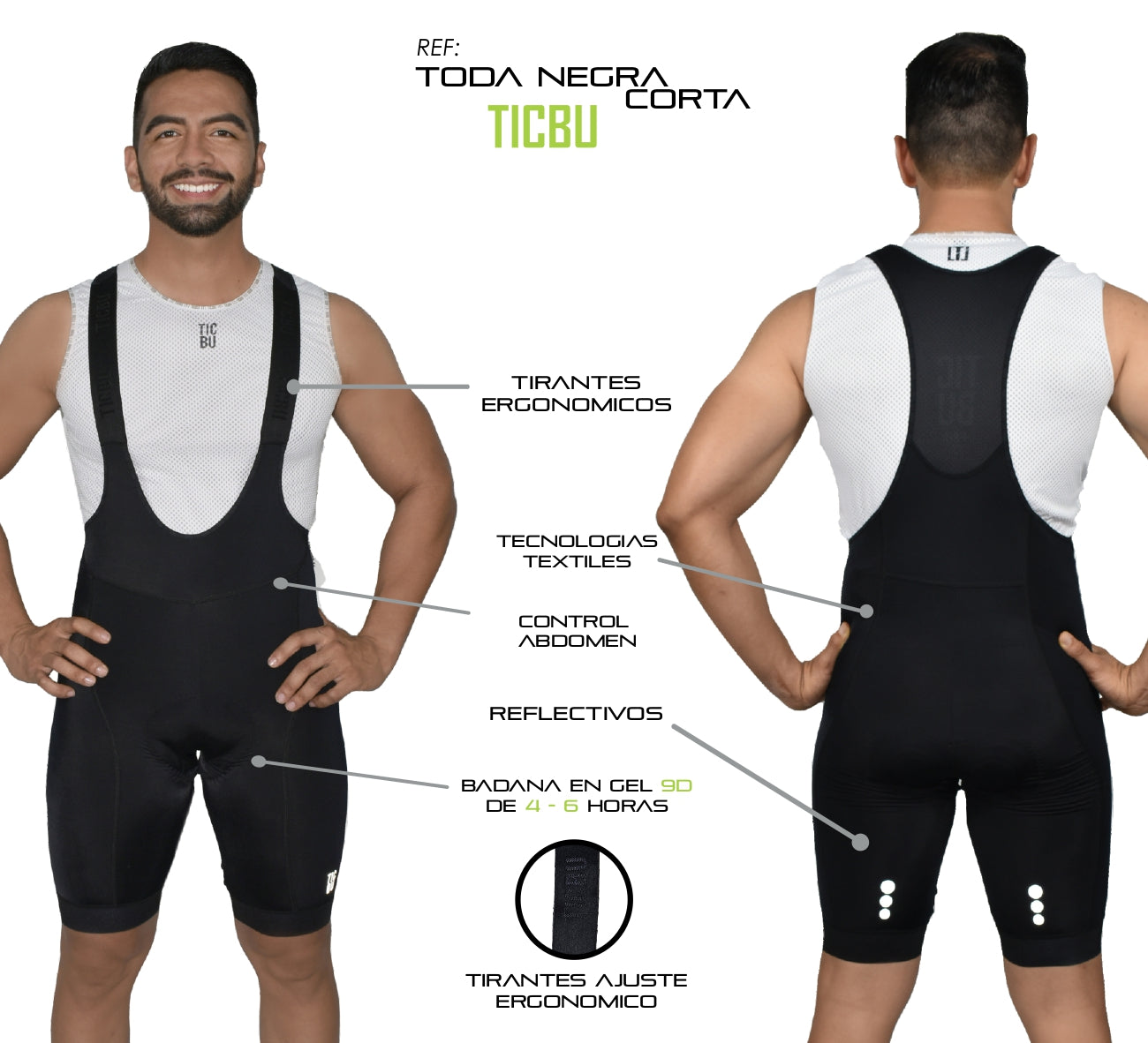 LICRA CORTA HOMBRE PRO (REF. MILAN)