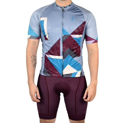 LICRA CORTA HOMBRE PRO (REF. GRAY) VINOTINTO