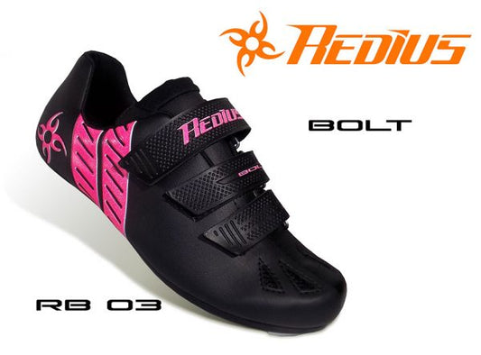 Zapatillas BOLT Redius Negra - fucsia