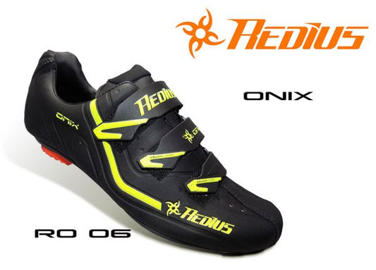 Zapatilla Marca ONIX negro - amarillo neon MTB