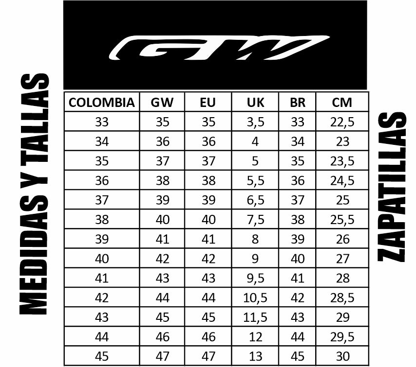 GW shoes for ROUTE black - red