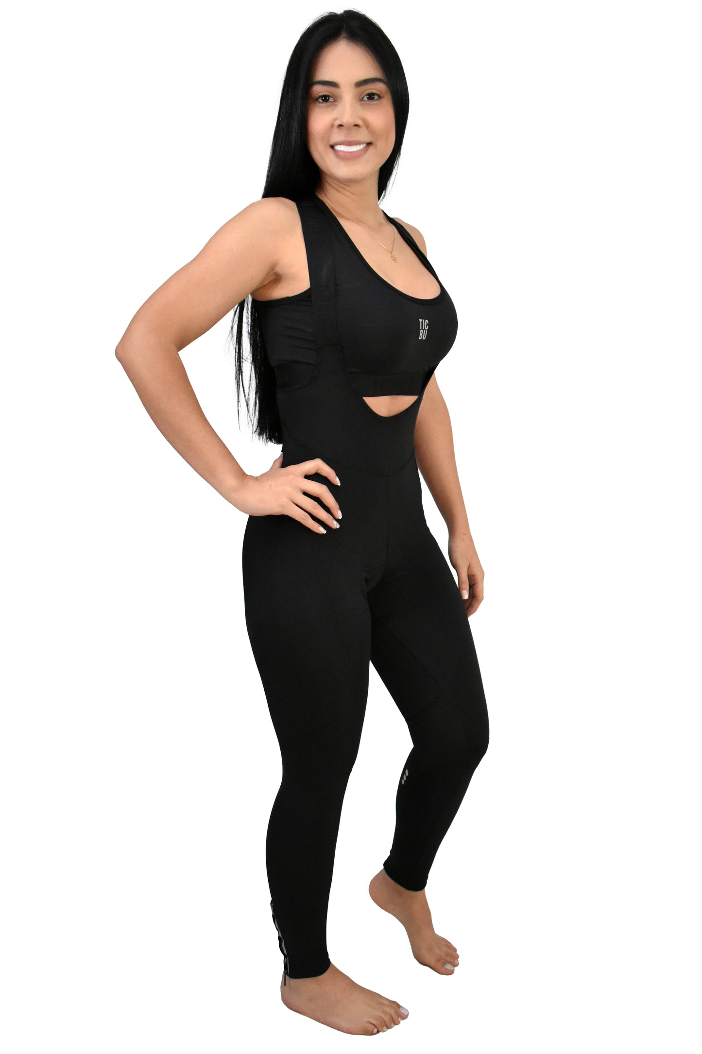 LONG LYCRA WOMEN ALL BLACK PRO 2021