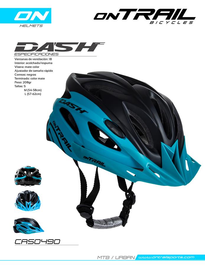 Ontrail brand DASH helmet - aquamarine green