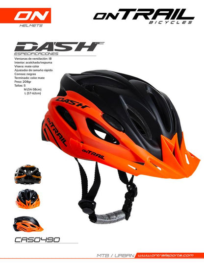 Ontrail brand DASH helmet - Orange