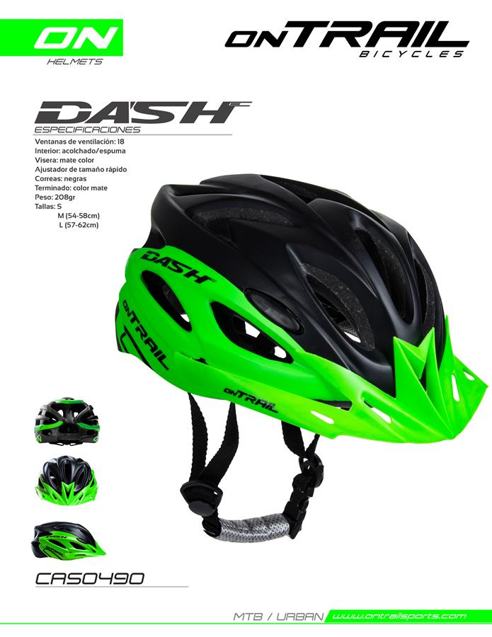Ontrail brand DASH helmet - Green