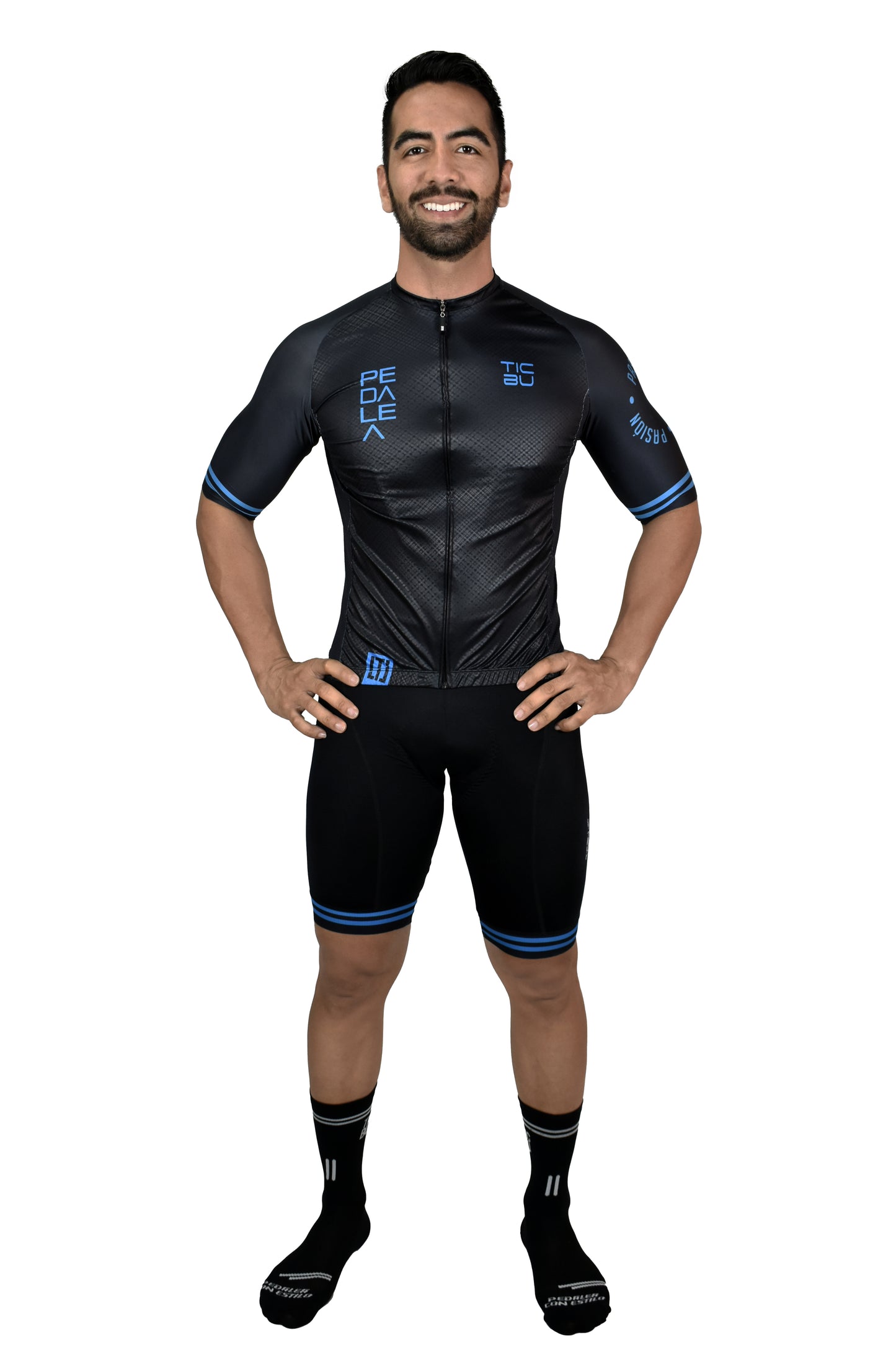 LICRA CORTA HOMBRE PRO (REF. MILAN-BLUE)